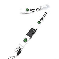 1PCS Neck Straps Lanyard Key Cell Phone Work ID Card ZC33 Hanging Rope For Skoda Octavia A5 A7 RS Fabia Superb Rapid Kodiaq Karoq