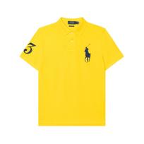 Polo Ralph Lauren Polo Shirts Men's Yellow Polo Collar Moderate Straight Fit 710697457-049 XL