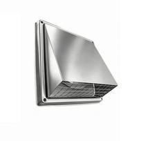 Exhaust Vent Hood with Grille Weather-Resistant Exterior Wall Damper