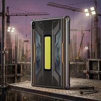HOTWAV R7 Pro tvirtas planšetinis kompiuteris, 10,1 colio 120 Hz, 20GB RAM 256GB ROM, 15600 mAh, IP69K atsparus vandeniui, Android 16 planšetinis kompiuteris, greitas įkrovimas / veido atpažinimas / 4G dviejų SIM kortelių 20GB+256GB oranžinė