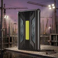 HOTWAV R7 Pro tvirtas planšetinis kompiuteris, 10,1 colio 120 Hz, 20GB RAM 256GB ROM, 15600 mAh, IP69K atsparus vandeniui, Android 16 planšetinis kompiuteris, greitas įkrovimas / veido atpažinimas / 4G dviejų SIM kortelių 20GB+256GB juoda