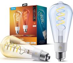 Govee rinkinys 2x LED RGBWW ST lemputė, išmanioji MATTER ST64 E27/5W/230V 2700-6500K Wi-Fi