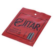 Orphee TX620 P Acoustic Folk Guitar Steel Strings 6pcs Full Set Replacement (.010 .047) High carbon Steel Core Copper brown