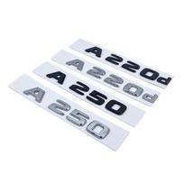 3D Raidės A180 A200 A220 A250 A260 A180d A220d 4Matic ABS Emblema Mercedes Benz A W176 W177 Automobilio Bagažinės Galinės Lipdukas A220
