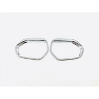 For Toyota Yaris Cross Yaris     2024 Rearview Mirror Trim Rain Eyebrow Sequin Sticker Car Styling Accessories sidabras
