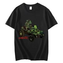 Trend Band Gorillaz Album Graphic TShirt Harajuku Cartoon Oversized Tshirt Men Women Fashion Hip Hop Vintage Tshirt Streetwear 3XL black