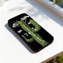 Cactuss J-Jack T-Travis Scott Phone Case For iPhone 11,12,13,14,15,16,17,Pro,Max,Plus,E,SE4,Air,Mini Black Soft Cover iPhone14Pro