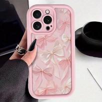 Hot Selling Pink Girl Bow Phone Case For Samsung Galaxy S24 S23 S22 Ultra Plus S21 FE A55 A54 A53 A52 A35 A25 A15 A14 5G Cover Samsung A15 5G gray