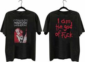 MARILYN MANSON GOD OF FUNK T-Shirt 2 Sides reprint S-5XL XL black