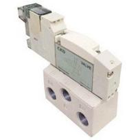 CKD Pilot-operated 5-port valve, 4GA4GB series, 4GB110R-06-3