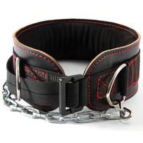 Custom Logo Gym Fitness Equipment Accessory Cow Leather Strength Weightlifting Dip Band for Men Rubber Exercise Band with Logo one size juoda
