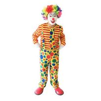 Halloween costume, masquerade ball performance attire, adult clown outfit, role-playing costume Average Size beige