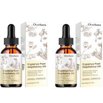 1/2/3PCS Cyperus Rotundus Essential Oil 60ml for Hair Removal Moisturizing Soothing Skin Reducing Body Hair Painless After Care