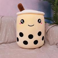 72cm Didelio Dydžio Pieno Arbatos Pagalvė Minkšti Kimšti Pliušiniai Žaislai Boba Arbatos Pliušinis Žaislas Vaikams Žaislai Gimtadienio Dovanos 24CM beige