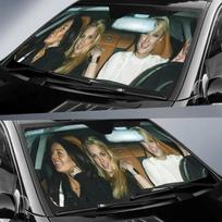 Paris Hilton Linsay Lohan Britney Spears Car Sun Shade  Car Sun Visor Car Assessoires Movie Character Custom Sunshade 130x70cm gray