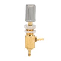 Dental Regulating Control Water Valve Copper T Shape Universal Dental Foot Valve for Dental Chair Turbine Unit 0.2in