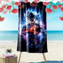 Neon Goku: Retro Futurism beach towel Beach towel for vacation photos soft swim Absorbent bath towel seaside Comfort beach printing 70cmx140cm(27x55inch)