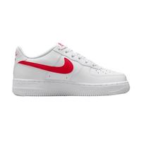Nike Air Force 1 Lv8 Leather Low top Skateboard Shoes White/University Red FV7020-101 38 white