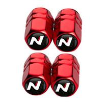 4Pcs Car Wheel Tire Valve Caps Air Stem Covers For Hyundai N Line Sonata Tucson Azera Elantra Veloster Kona Santa  x81 Accessories