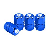 4Pcs Car Tire Valve Caps Alloy Dust Cap For Suzuki Swift Ignis Alto Splash Jimny Baleno Vitara Car Styling Accessories Valve Cap