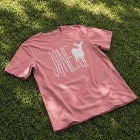 Jane Doe T-Shirt, Cute Unisex Jersey Short Sleeve Shirt 100 brown