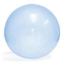 Pripučiama burbulinė kamuolys vaikams Žaislas vandens žaidimams lauke Didelis guminis kamuolys Vasaros vakarėlio žaidimas Balionas su pripūtimo vamzdeliu S - 40cm white