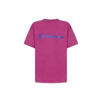 Balenciaga FW22 T Shirt Women's Fuchsia 612965TMVB45079 XS pink