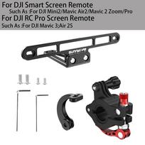 For DJI RC Pro/Smart Remote Controller Mavic 3/2 Mini/Air 2/2S With Screen Stand Bike Clip Bicycle Holder Bracket Monitor Clamp Stand gray