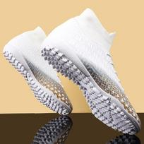 Futbolo batai Vyrams Futbolo batai Vaikams Futbolo bateliai Moterims Profesionalūs futbolo bateliai Neslidūs Chaussure Football TF/FG Lauko futbolo batai 45 white