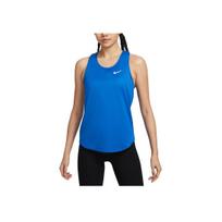Nike Dri-Fit Fast Lightweight Soft Stylish Solid Color Tank Top Women Tops Blue IB8751-450 S blue