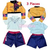 Auksinis Kpop Demono Medžiotojai Rumi Mira Zoey Cosplay Kostiumas Vaikams Mergaitėms Gimtadienio Šventėms Helovinas Sceninėms Performacijoms Drabužiai Kids 160cm&Demon Hunters KPOP orange