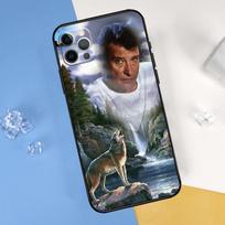 Johnny Hallyday dėklas telefonui iPhone 16 15 11 12 13 14 Pro Max Mini Dangtelis telefonui iPhone 16 15 X XS Max XR Plus Coque iPhone 16Pro MAX