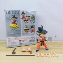12CM Anime Dragon Ball Veiksmo figūrėlės Super Saiyan Mielas Son Goku PVC SHF Modelis Žaislai Šventės Patvari Dovana Gražus Dizainas gray