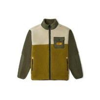 Vans Color Block Pocket Sherpa striukė vyrams Žalios VN0A54ODZBN L beige