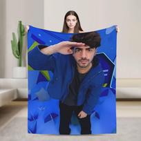 Fede V-Vigevani Patalynės pledai Klubas Misterios Flanelinis pledas Sofai Lovai Gatvės Tendencija Sofos Lovos Užvalkalas Size: 100*150cm, Weight: 230 GSM