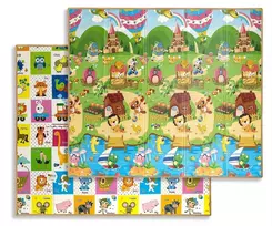 Sulankstomas kilimėlis Milly Mally Play Colourful Animals