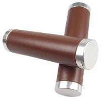 Bike Road Bike Leather Bicycle Grips Vintage Bicycle Grips Bike Handlebar Grips Bicycle Grips Cover HG005B gray