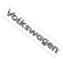 Car Rear Trunk Letters Logo Labeling Emblem Sticker Auto Valve For Volkswagen VW Golf 4 5 6 7 Jetta Polo Caddy GTI Bora Beetle gray