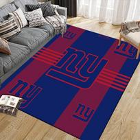 New York Giants Flannel Pattern Square Carpet,Area Rug,Carpet Rug for Living Room Bedroom Sofa Playroom Decor,Non-slip Floor Mat 70x100cm( 27x39in )