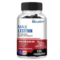Bcuelov Max Lecithin Supplement, 1200mg, Lecithin Softgels, 120 Capsules 120 Capsules