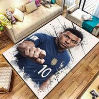 Kylian Mbappe Carpet Rug for Living Room Bedroom Home Sofa Decoration,Kids play Non-slip Floor Mat 70x100cm( 27x39in )