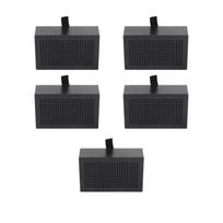 5Pcs 3D Printer Activated Carbon Air Filter Purifiers for Bambu Lab P1P P1S X1 X1C P1 black