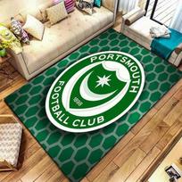 Portsmouth Football Club Carpet Rug for Living Room Bedroom Home Sofa Decoration,Kids play Non-slip Floor Mat 80x120cm( 31x47in)