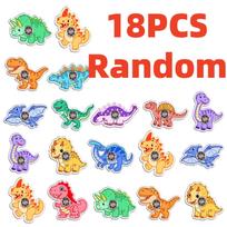 Cute Cartoon Dinosaur Fidget Spinner Toy Stress Relief Birthday Party Favors Classroom Prizes Rotating Finger Toys Gift red