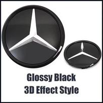 Silver And Black OE Style Front Grille Star Emblem W204 2008-2014 C180 C200 C230 C250 C280 C300 C350 For Mercedes Benz C-Class