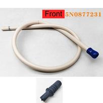 For Volkswagen Tiguan Tuhuan 2007-2017 Sunroof drain pipe Sunroof flow pipe Roof downspout valve connector 5N0877231 3 Front drain gray