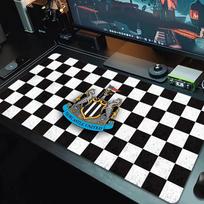 Newcastle United F Mouse Pad Large Gaming Table Cushion Non-slip Laptop Tablet Big Mousepad XXL Mat Mini PC Playmat With Lock edge_xia 30cmx60cm(11.8x23.6inch)