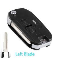 Modifikuotas atlenkiamas nuotolinio valdymo rakto korpusas Mitsubishi Pajero Sport 2 New ASX GRANDIS Outlander LANCER-EX X Dešinys/Kairys Ašmenys New 3 Buttons Left Blade black