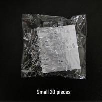 Punch-Free Adhesive Cable Organizer Clips - Traceless Fixing Solution for Broadband and Network Cables. gray