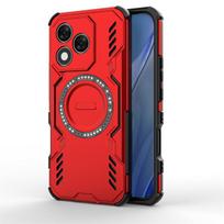 Armor Case For Honor 400 Lite Magnetic Adsorption Wireless Charge Cover Honor 400 200 Lite 400 Pro Case For Honor 400 Lite Case Honor 400 Lite raudona
